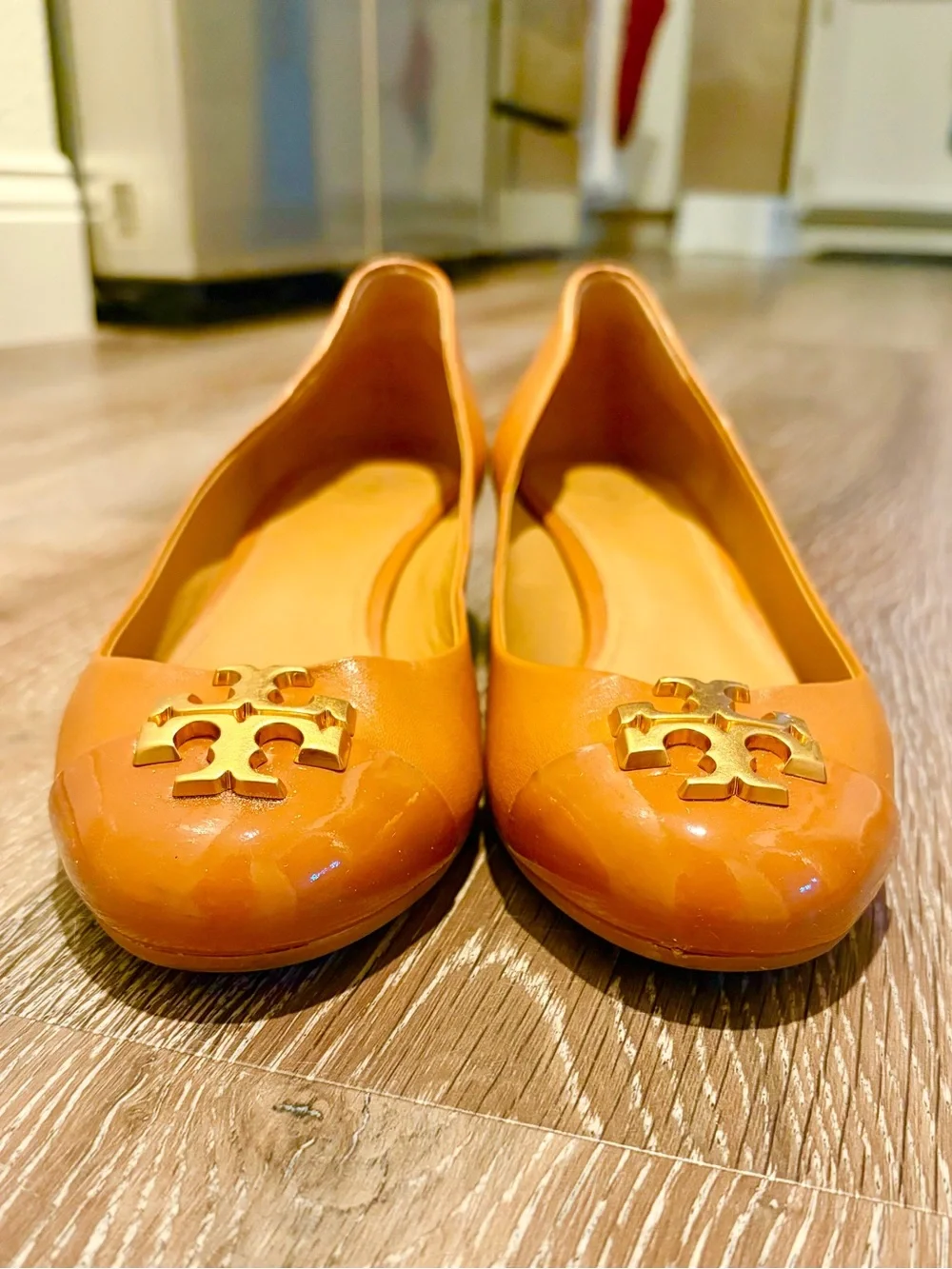 Tory Burch Tan Low Wedge Heel - 7